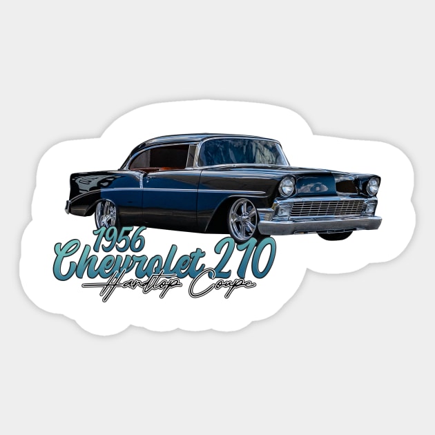 1956 Chevrolet 210 Hardtop Coupe Sticker by Gestalt Imagery